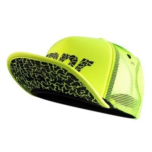 RNNR neon yellow runner’s trucker hat cap